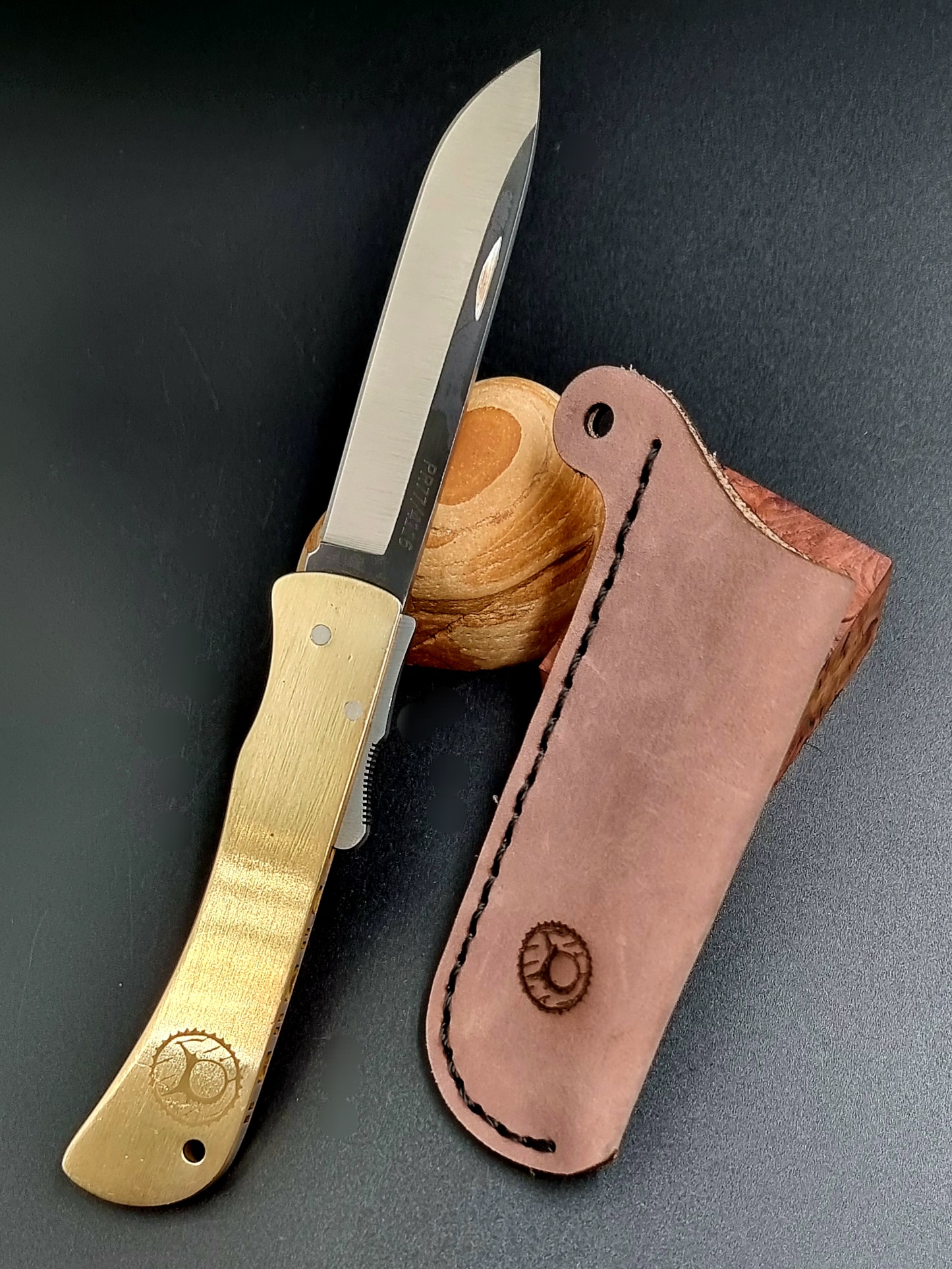 1.4116 Brass Case Pocket Knife (PR77) 